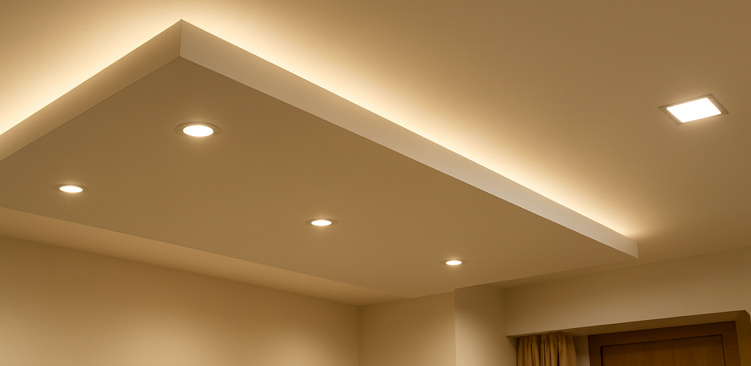 Faux plafonds : une solution moderne pour int&eacute;grer l&rsquo;&eacute;clairage et sublimer votre int&eacute;rieur Wittenheim